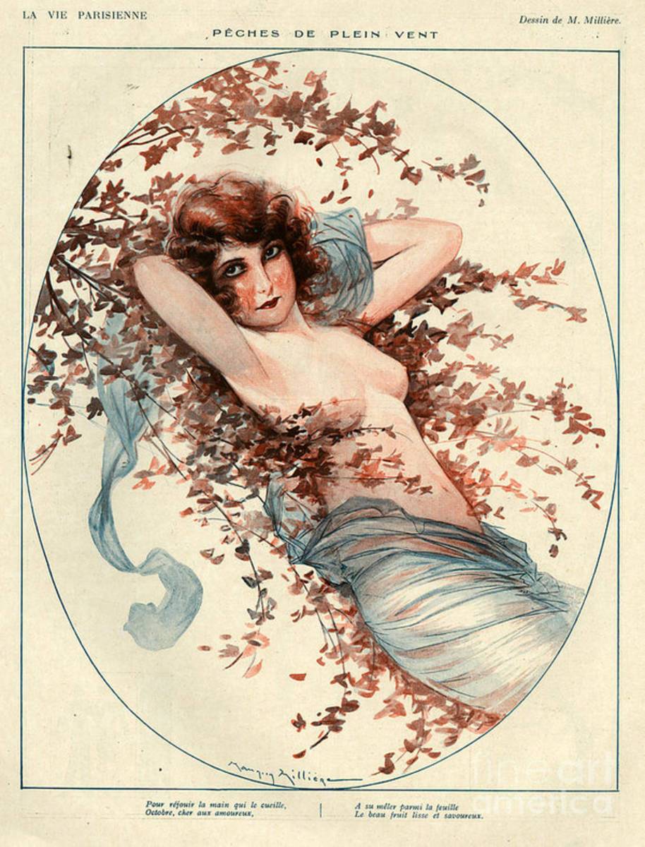 1920S France La Vie Parisienne Magazine - Poster | Canvas Wall Art Print