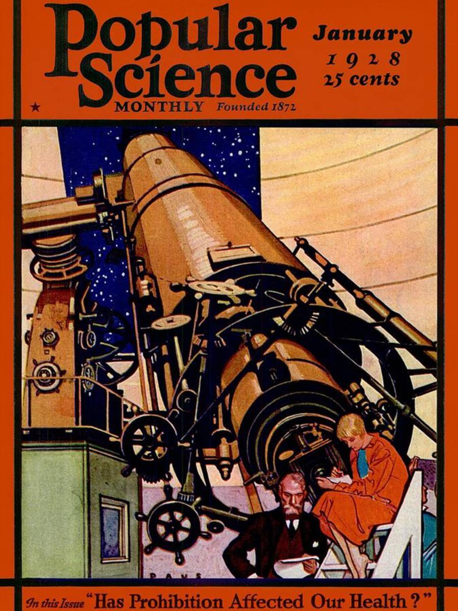 Popular Science Magazine Covers - Poster | Canvas Wall Art Print