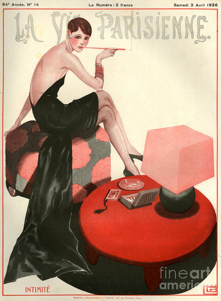 1920S France La Vie Parisienne Magazine - Poster | Canvas Wall Art Print