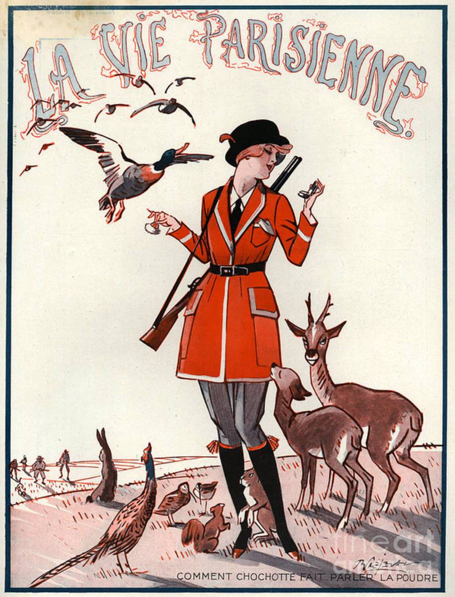1920S France La Vie Parisienne Magazine - Poster | Canvas Wall Art Print