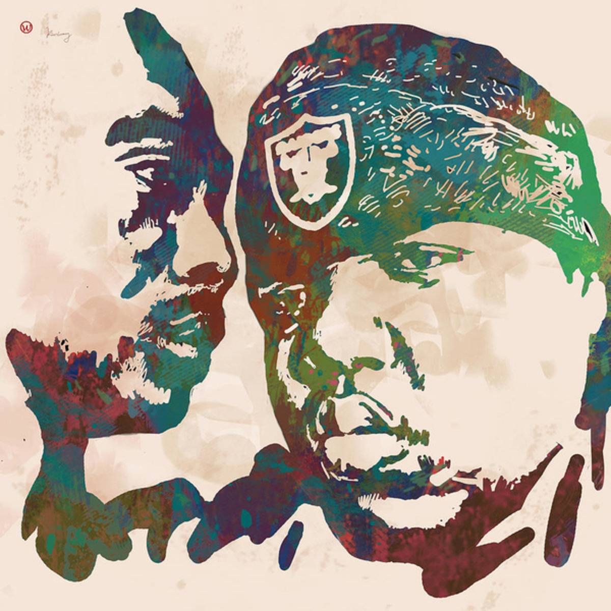2Pac Biggie Smalls Modern Pop Art - Rapper - Poster | Canvas Wall Art Print