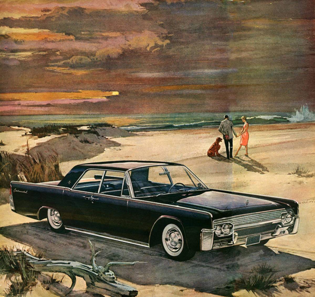 1960S Usa Lincoln Magazine Advert Detail - Poster | Canvas Wall Art Print