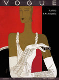 A Vintage Vogue Magazine Cover Of A Woman - Poster | Canvas Wall Art Print