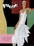 A Vintage Vogue Magazine Cover Of A Woman - Poster | Canvas Wall Art Print