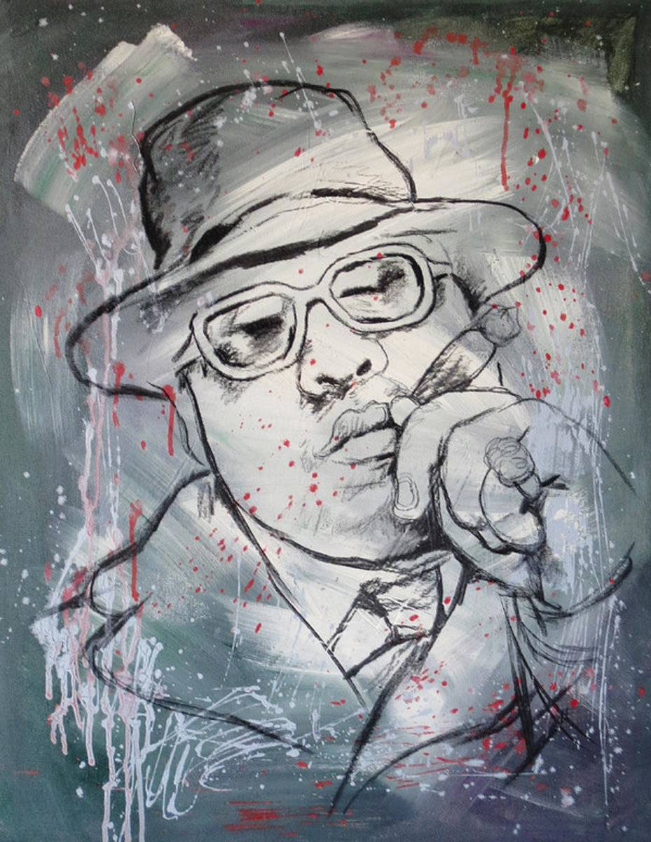 Biggie Smalls Art Painting - Rapper - Poster | Canvas Wall Art Print
