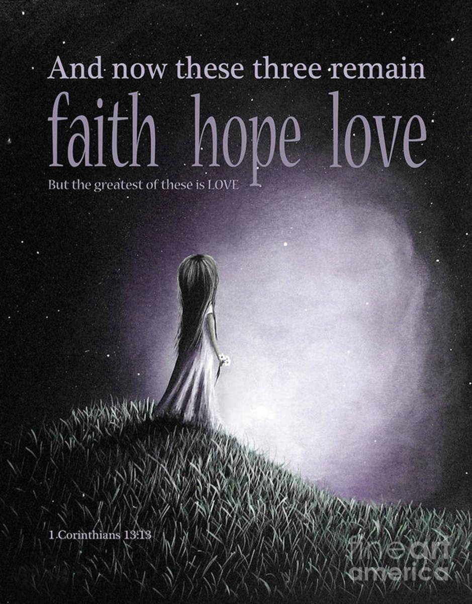 Corinthians Inspirational Bible Verses - Poster | Canvas Wall Art Print