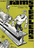 Los Angeles Rams Vintage Program - Poster | Canvas Wall Art Print