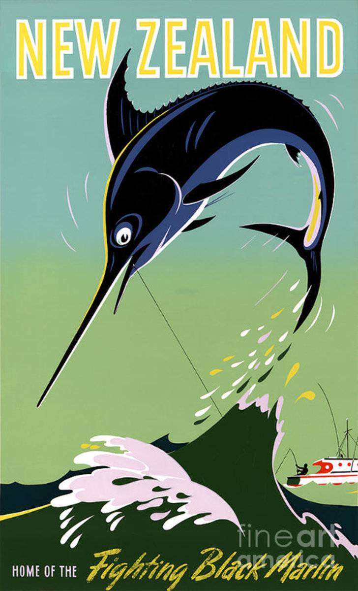 New Zealand Vintage Travel Restored - Poster | Canvas Wall Art Print