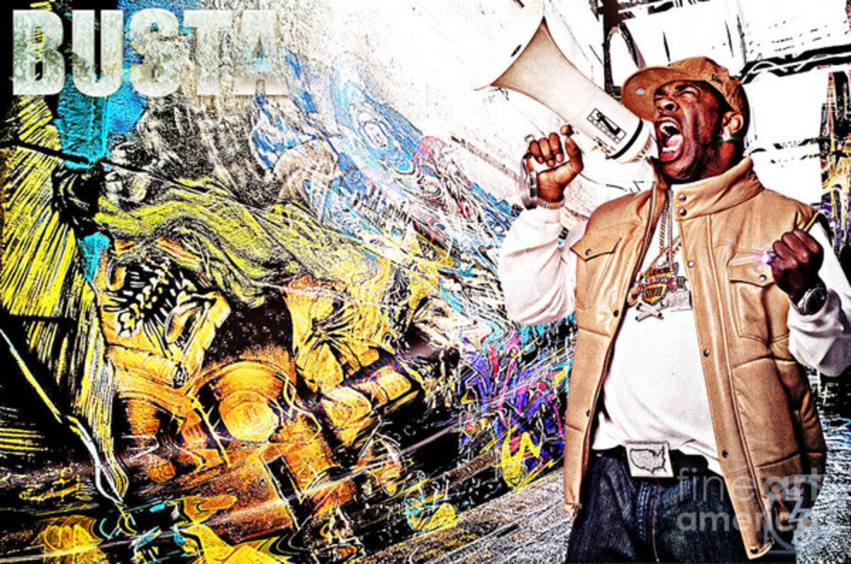 Street Phenomenon Busta - Rapper - Poster | Canvas Wall Art Print
