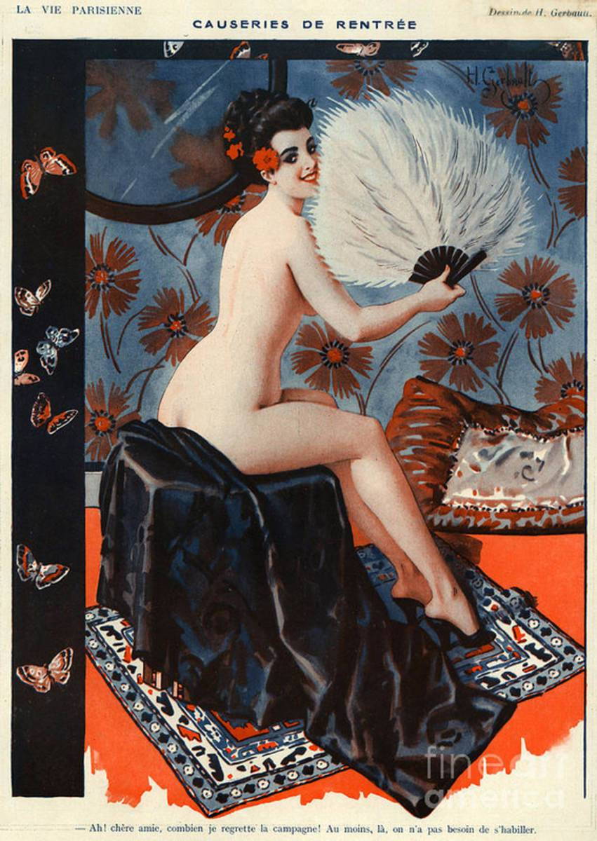 1920S France La Vie Parisienne Magazine - Poster | Canvas Wall Art Print