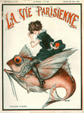 1920S France La Vie Parisienne Magazine - Poster | Canvas Wall Art Print