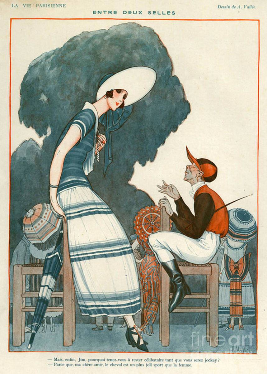 1920S France La Vie Parisienne Magazine - Poster | Canvas Wall Art Print