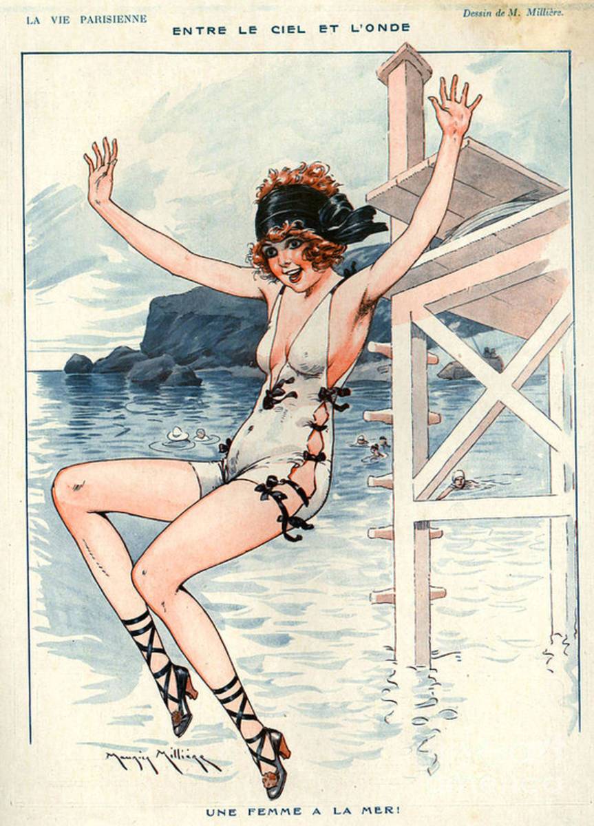 1920S France La Vie Parisienne Magazine - Poster | Canvas Wall Art Print