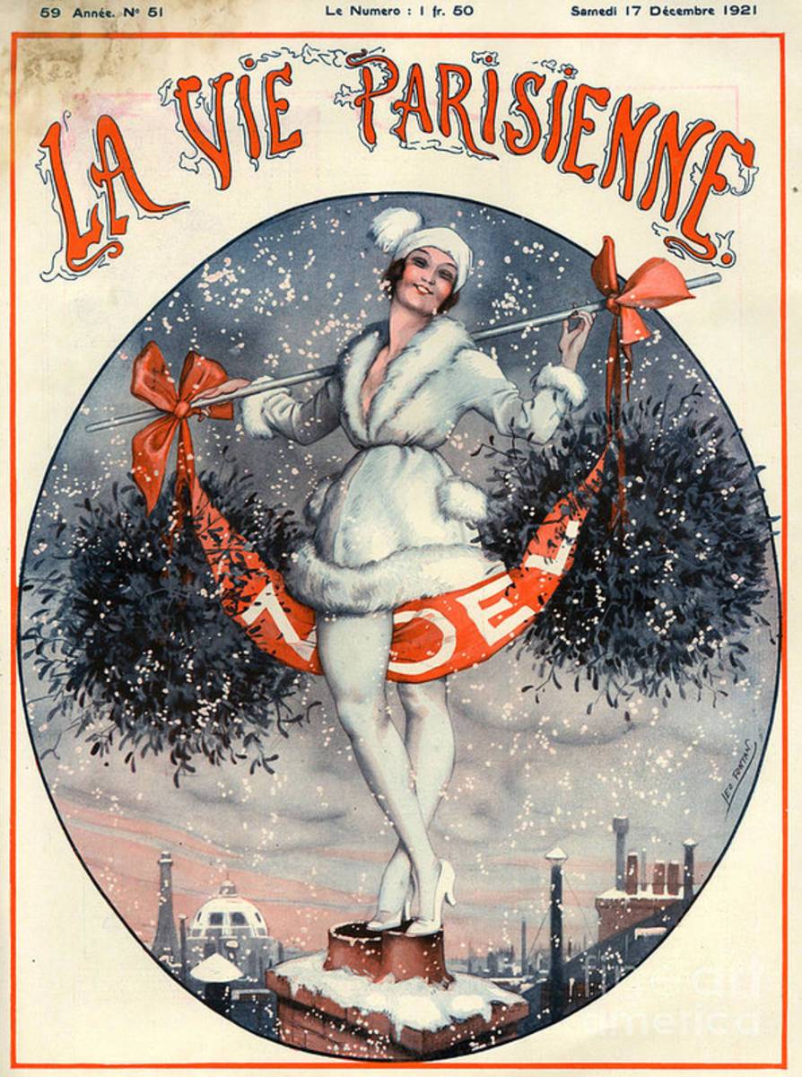 1920S France La Vie Parisienne Magazine - Poster | Canvas Wall Art Print