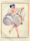 1920S France La Vie Parisienne Magazine - Poster | Canvas Wall Art Print