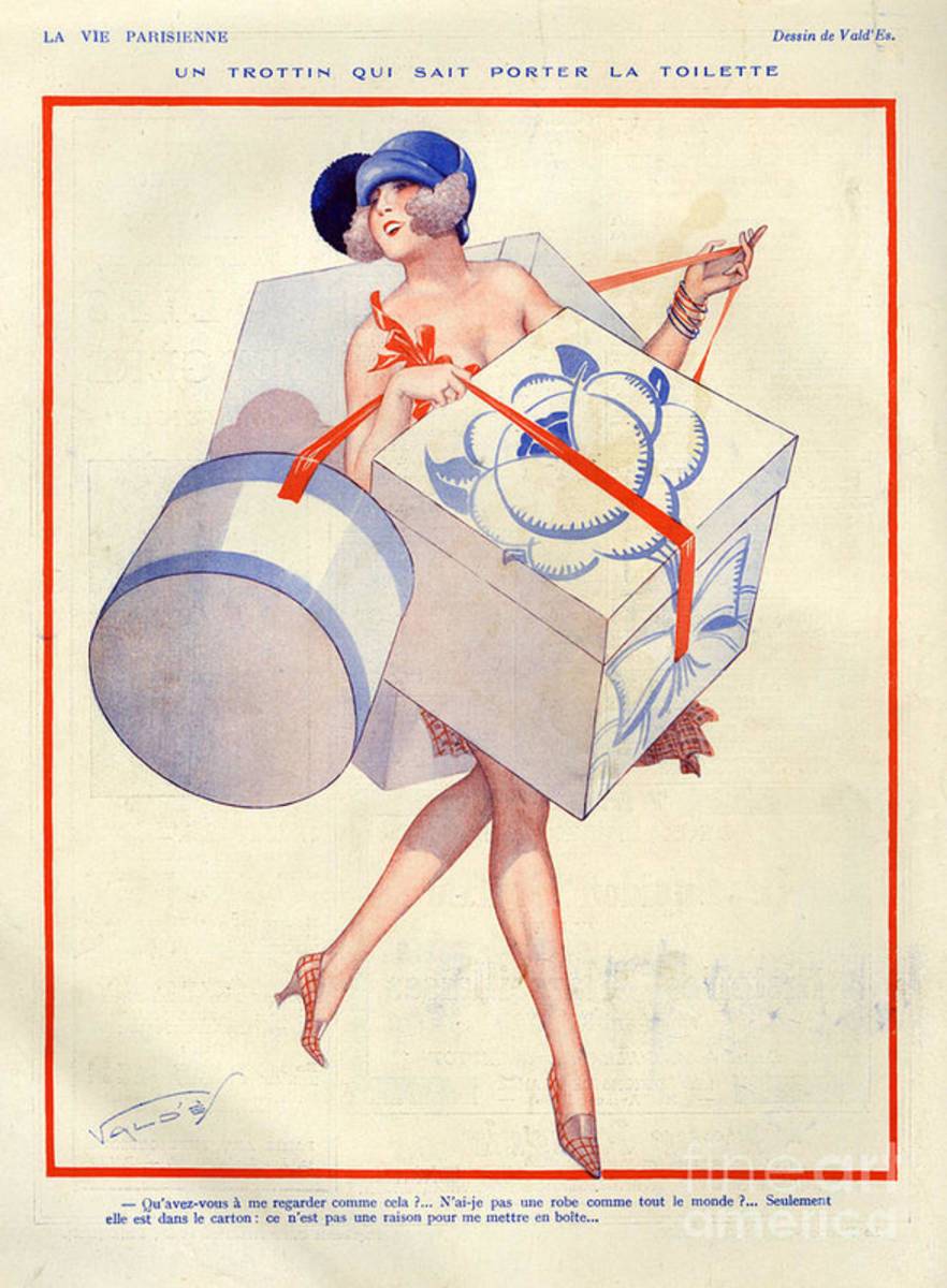 1920S France La Vie Parisienne Magazine - Poster | Canvas Wall Art Print