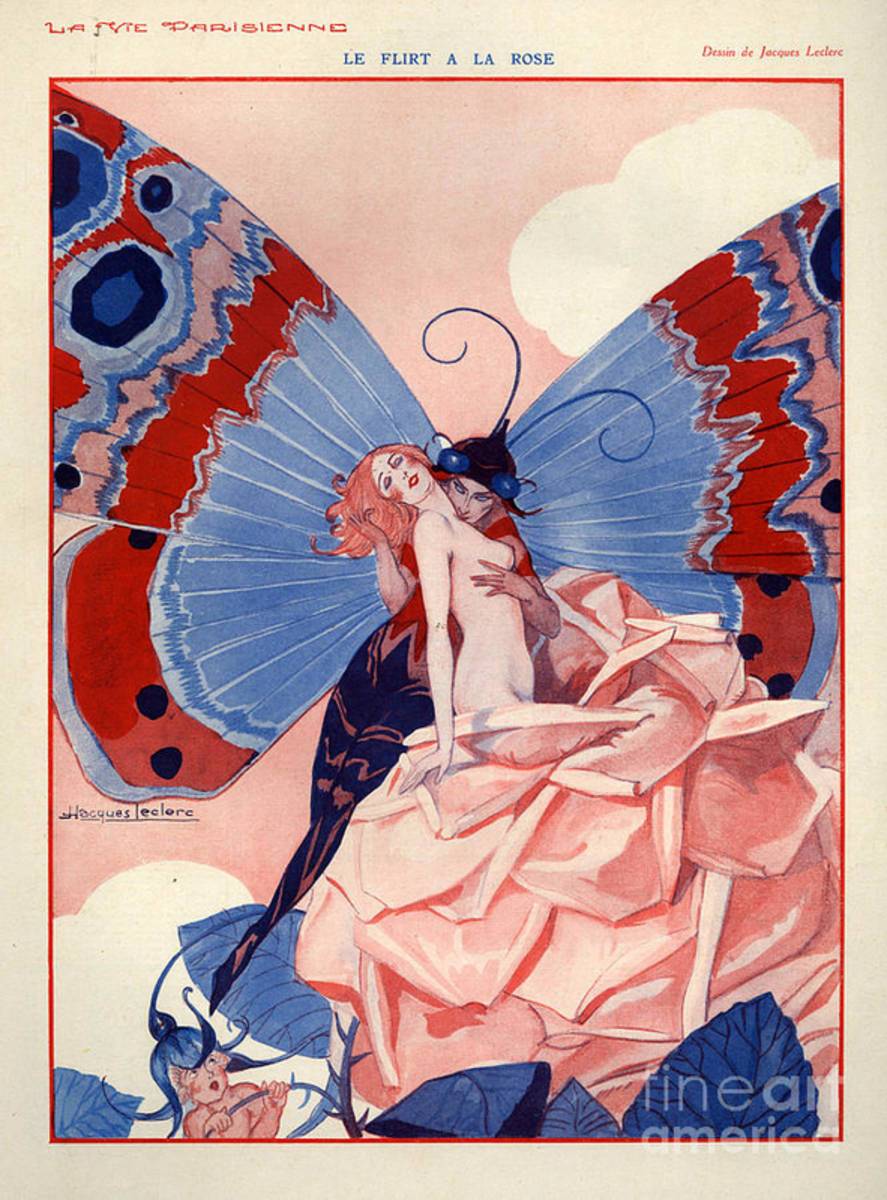 1920S France La Vie Parisienne - Poster | Canvas Wall Art Print
