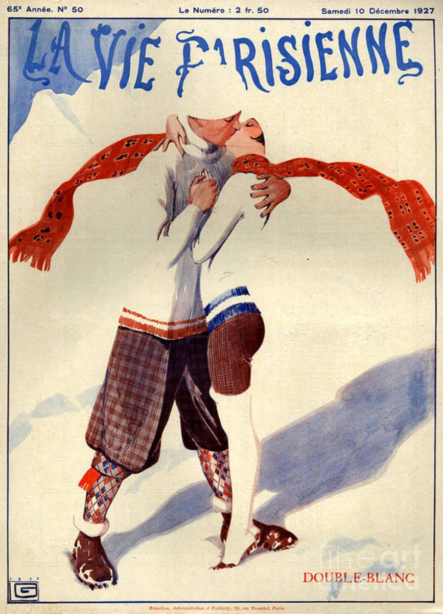1920S France La Vie Parisienne Magazine - Poster | Canvas Wall Art Print