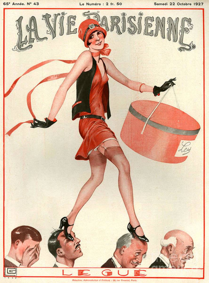 1920S France La Vie Parisienne Magazine - Poster | Canvas Wall Art Print