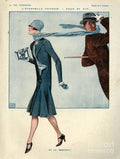1920S France La Vie Parisienne Magazine - Poster | Canvas Wall Art Print
