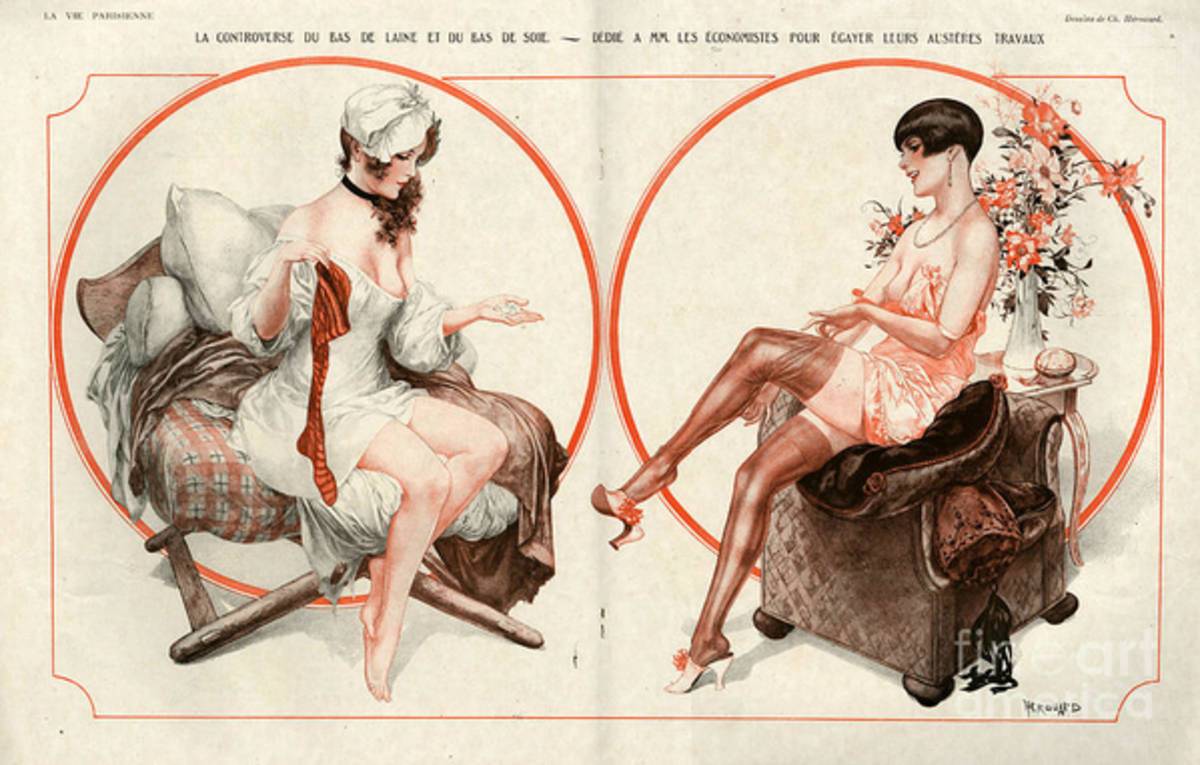 1920S France La Vie Parisienne Magazine - Poster | Canvas Wall Art Print