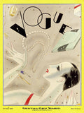 A Vintage Vogue Magazine Cover Of A Woman - Poster | Canvas Wall Art Print