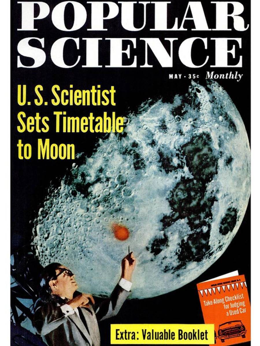 Popular Science Magazine Covers - Poster | Canvas Wall Art Print