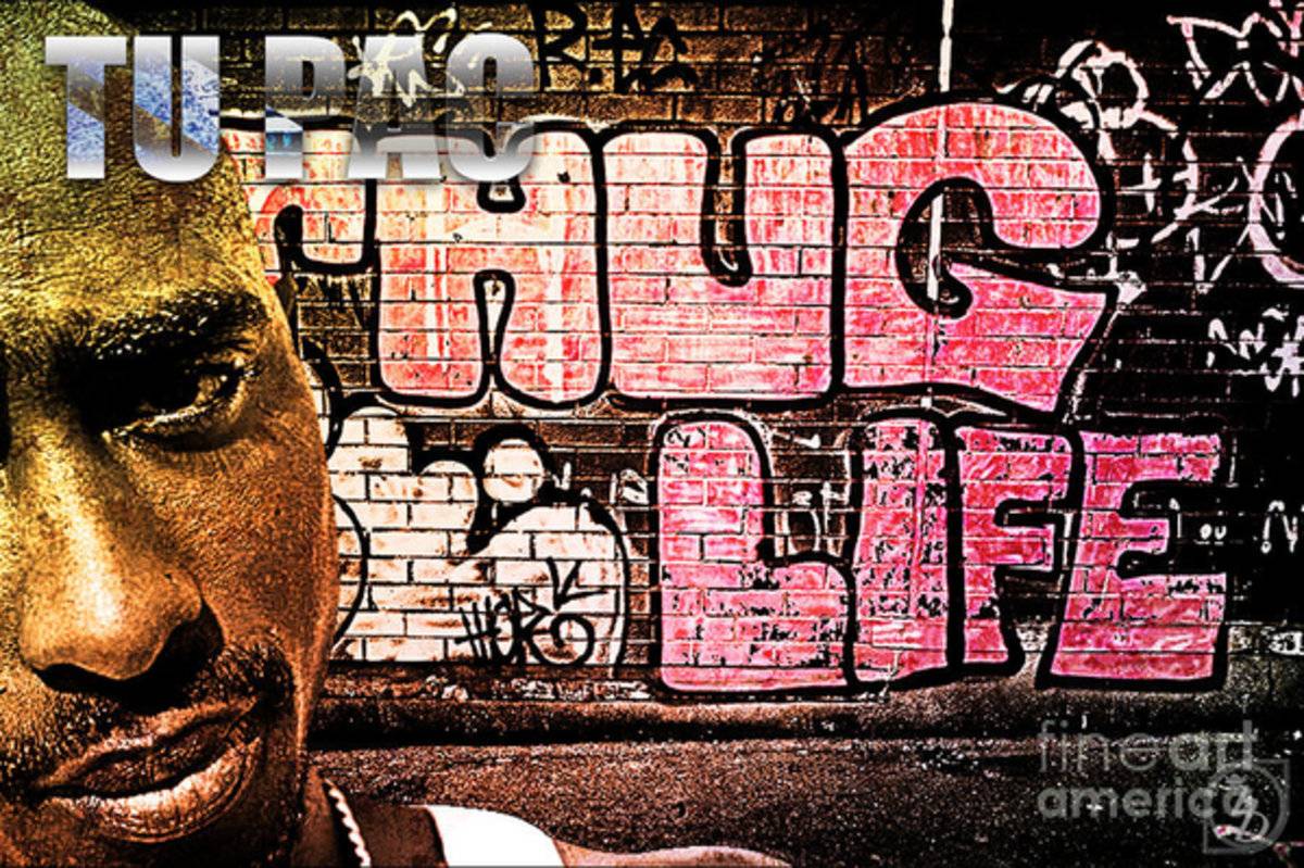 Street Phenomenon 2Pac - Rapper - Poster | Canvas Wall Art Print