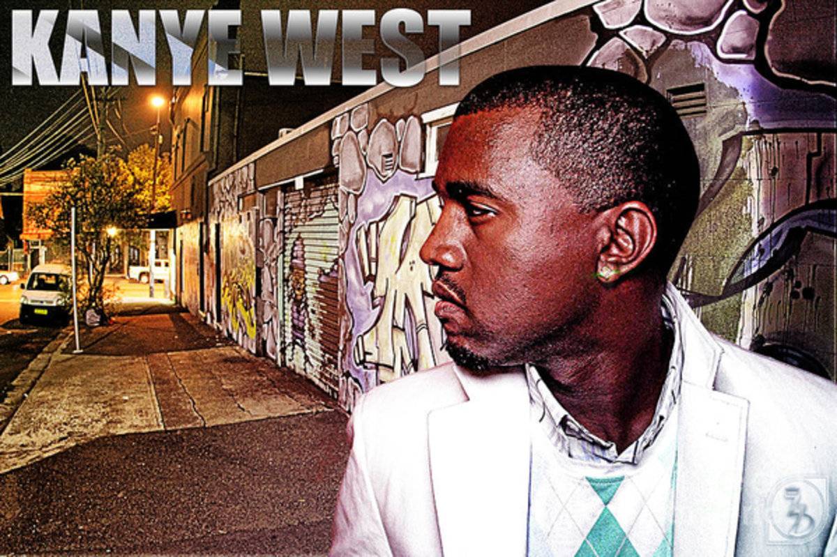 Street Phenomenon Kanye West - Rapper - Poster | Canvas Wall Art Print