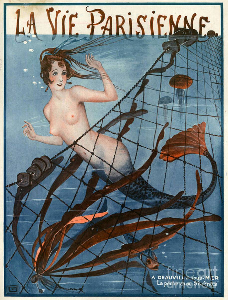 1920S France La Vie Parisienne Magazine - Poster | Canvas Wall Art Print