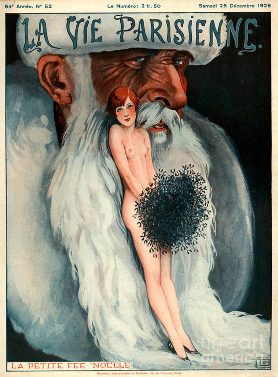 1920S France La Vie Parisienne Magazine - Poster | Canvas Wall Art Print