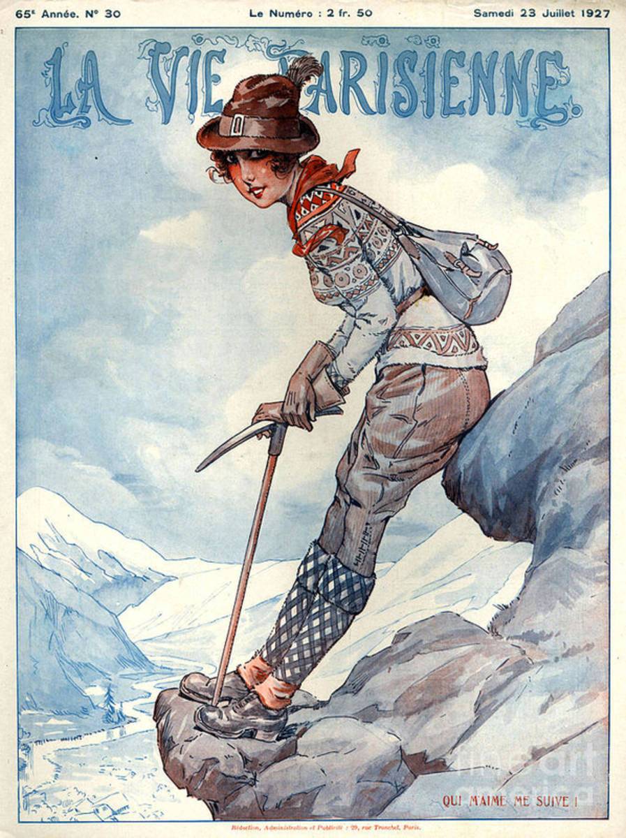 1920S France La Vie Parisienne Magazine - Poster | Canvas Wall Art Print