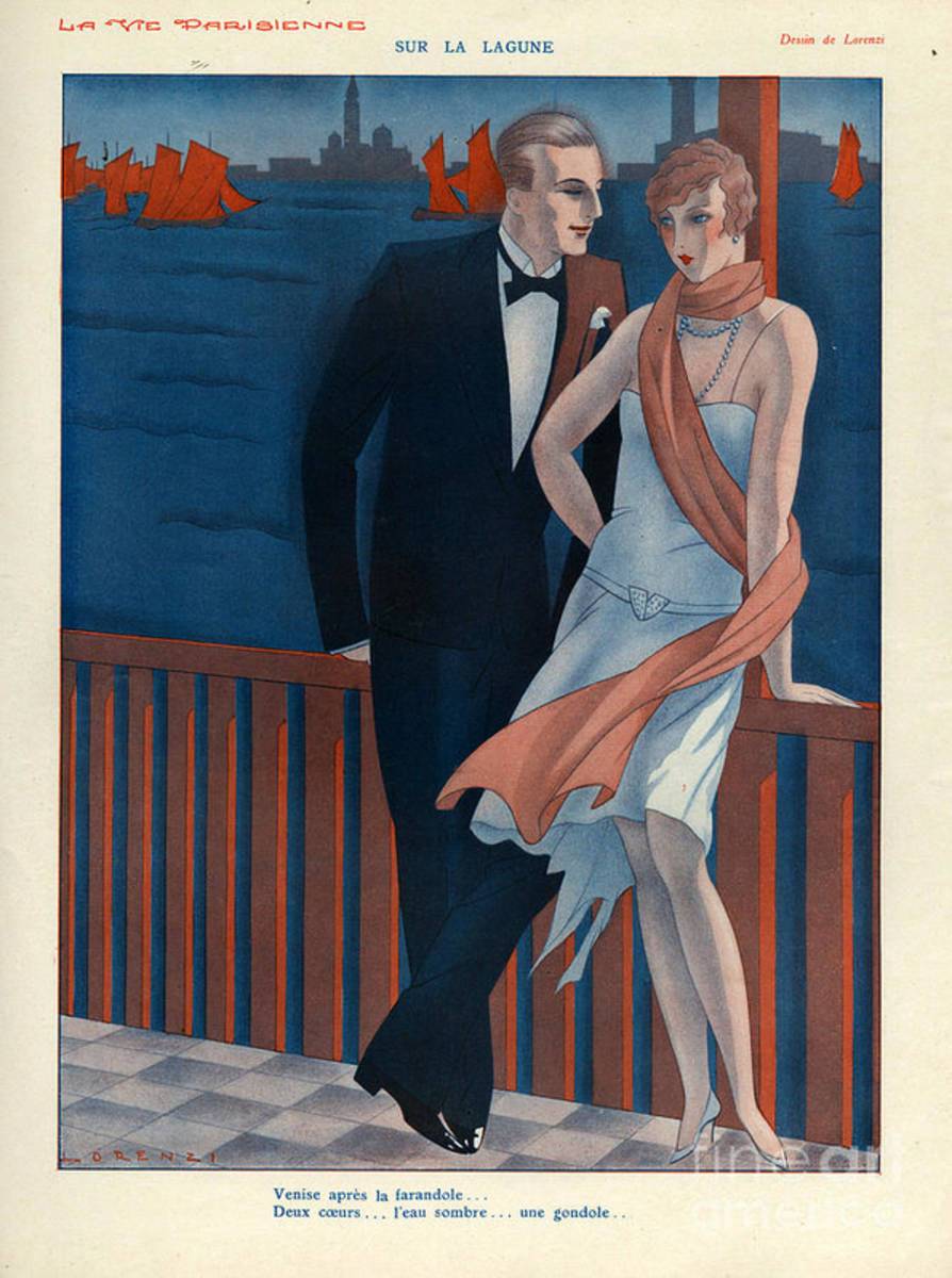 1920S France La Vie Parisienne Magazine - Poster | Canvas Wall Art Print