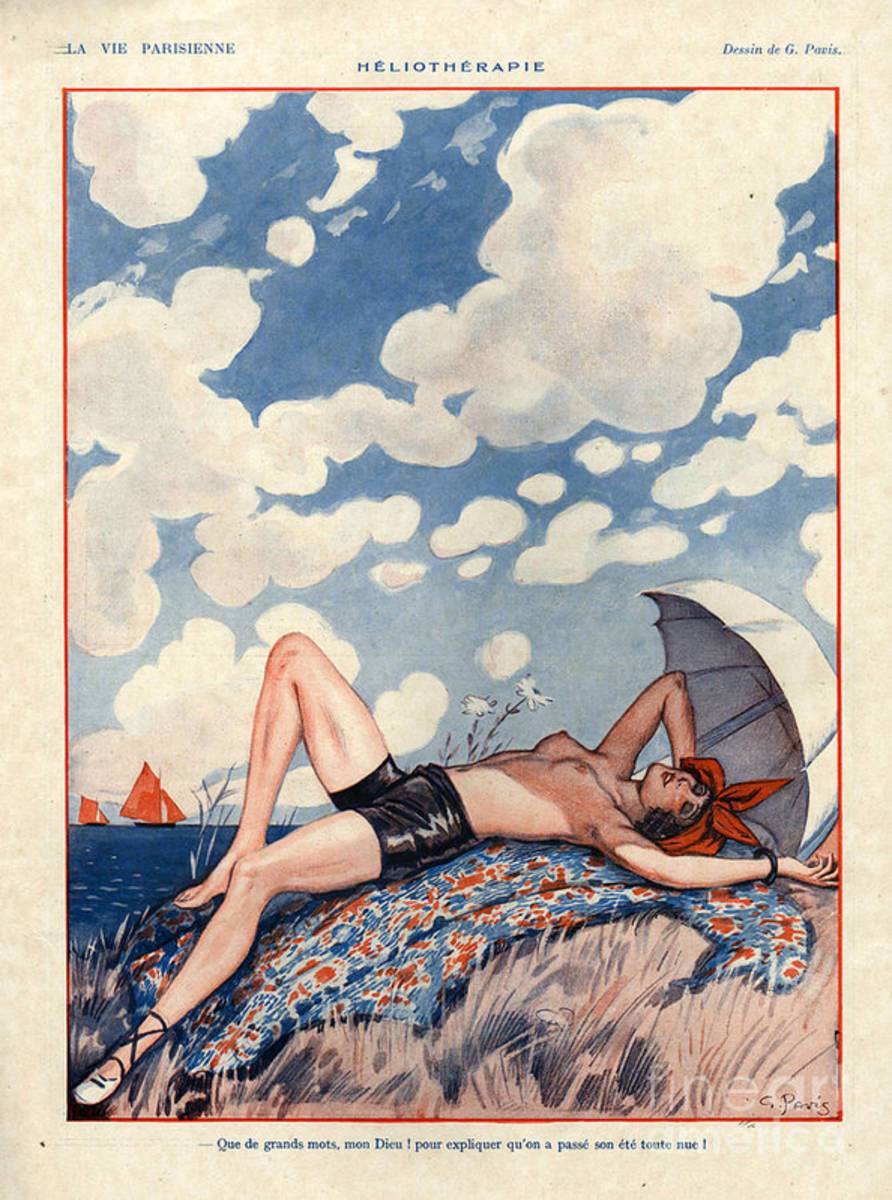 1920S France La Vie Parisienne Magazine - Poster | Canvas Wall Art Print
