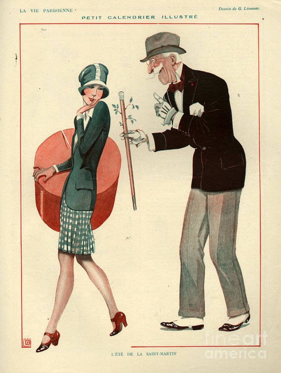 1920S France La Vie Parisienne Magazine - Poster | Canvas Wall Art Print