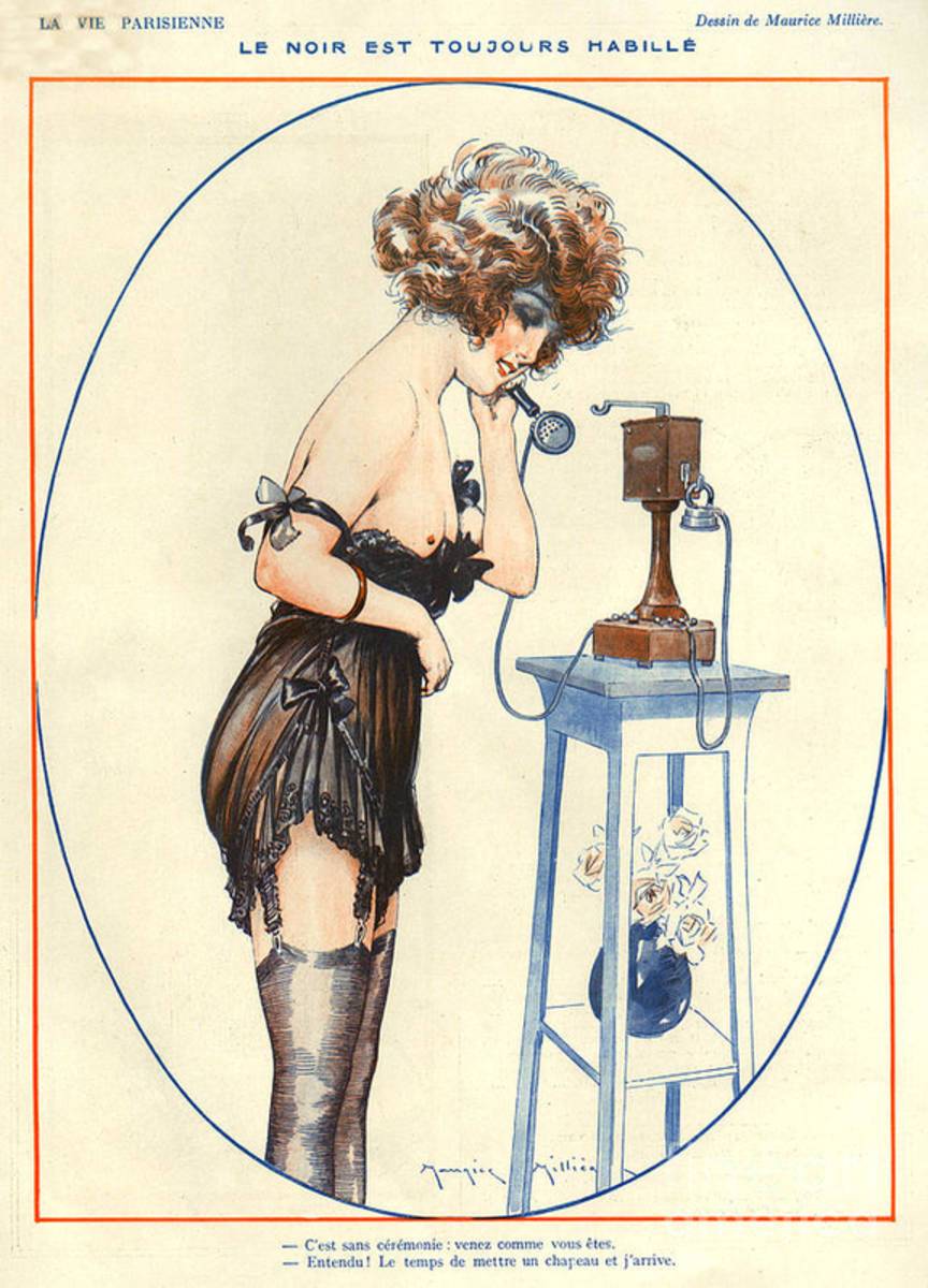 1920S France La Vie Parisienne Magazine - Poster | Canvas Wall Art Print