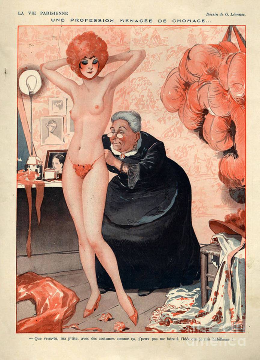 1920S France La Vie Parisienne Magazine - Poster | Canvas Wall Art Print