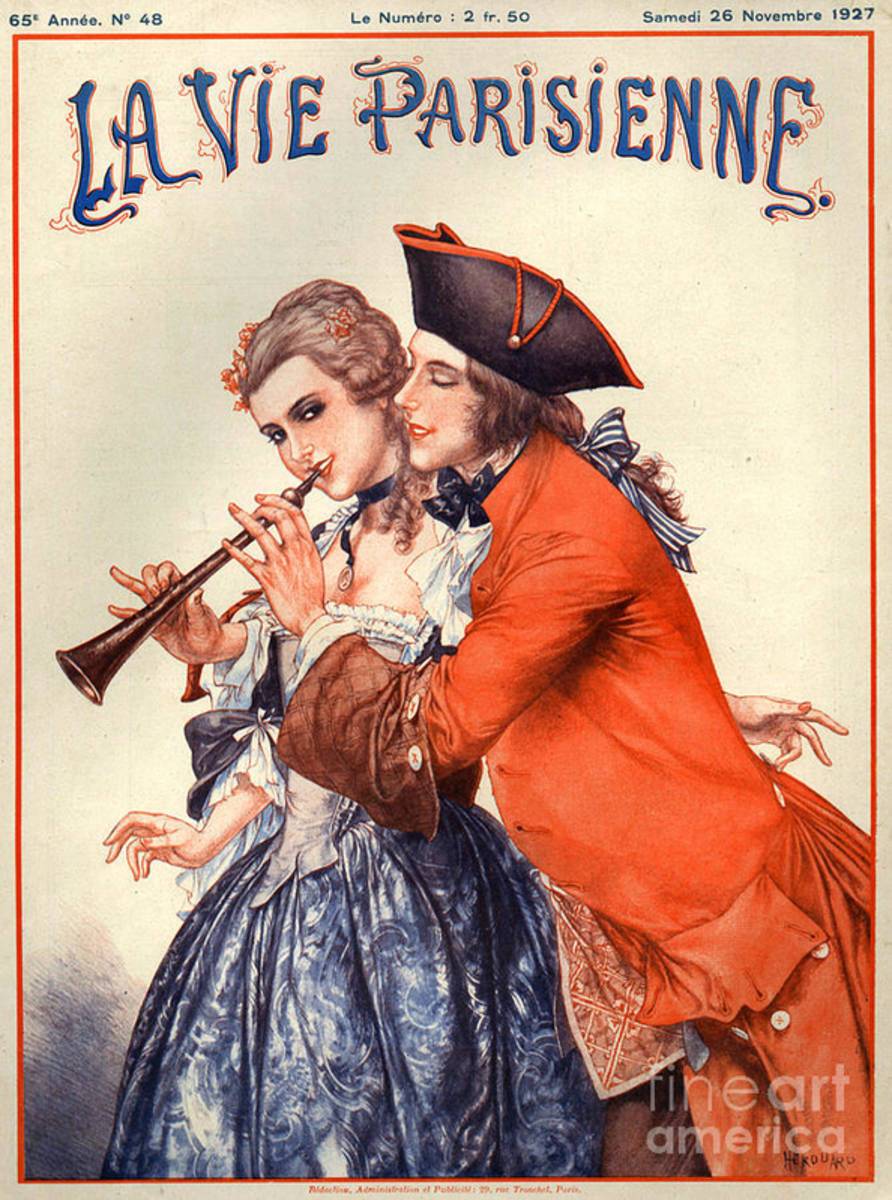 1920S France La Vie Parisienne Magazine - Poster | Canvas Wall Art Print