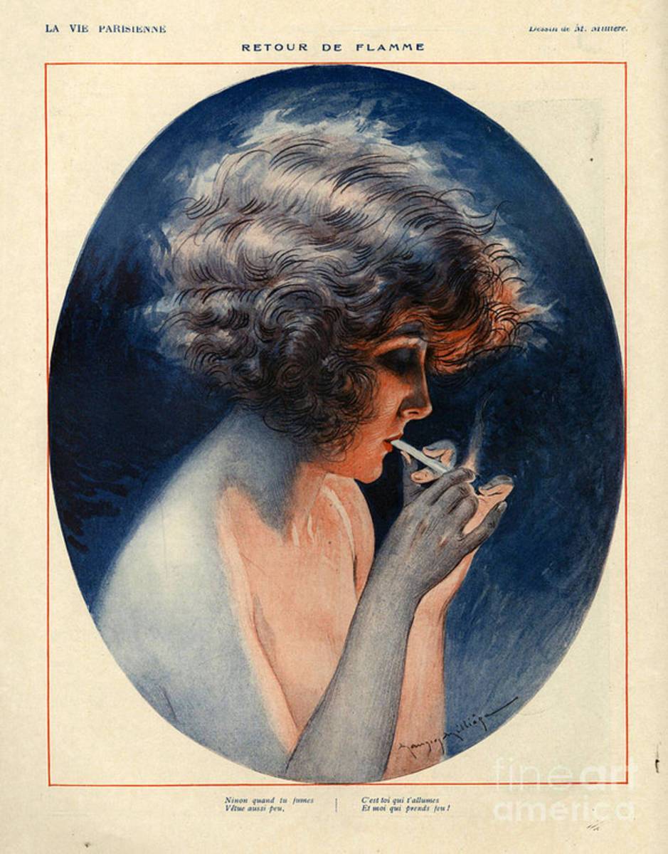 1920S France La Vie Parisienne Magazine - Poster | Canvas Wall Art Print