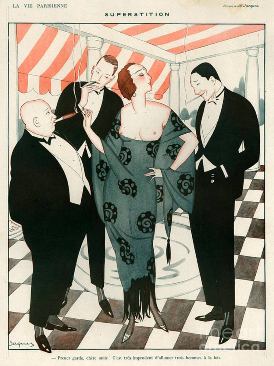 1920S France La Vie Parisienne Magazine - Poster | Canvas Wall Art Print