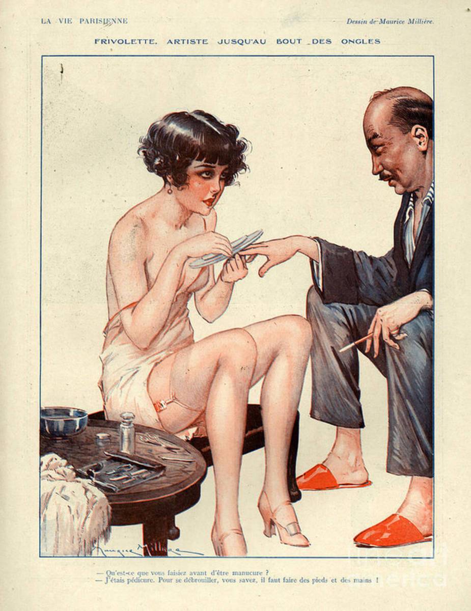 1920S France La Vie Parisienne Magazine - Poster | Canvas Wall Art Print