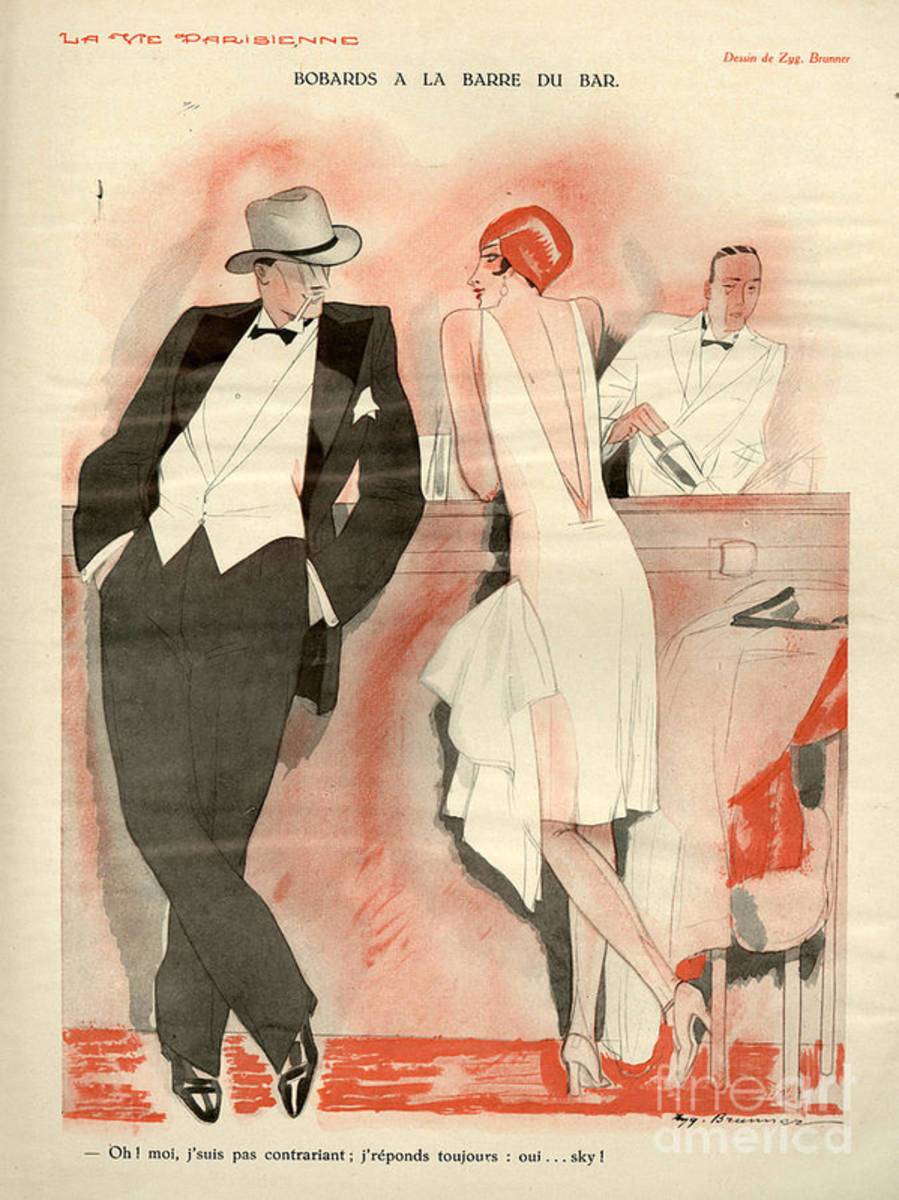 1920S France La Vie Parisienne Magazine - Poster | Canvas Wall Art Print