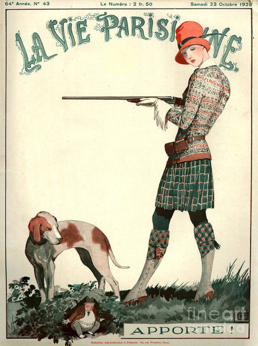 1920S France La Vie Parisienne Magazine - Poster | Canvas Wall Art Print