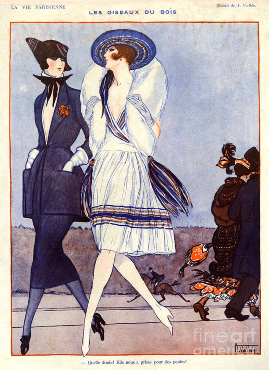1920S France La Vie Parisienne Magazine - Poster | Canvas Wall Art Print