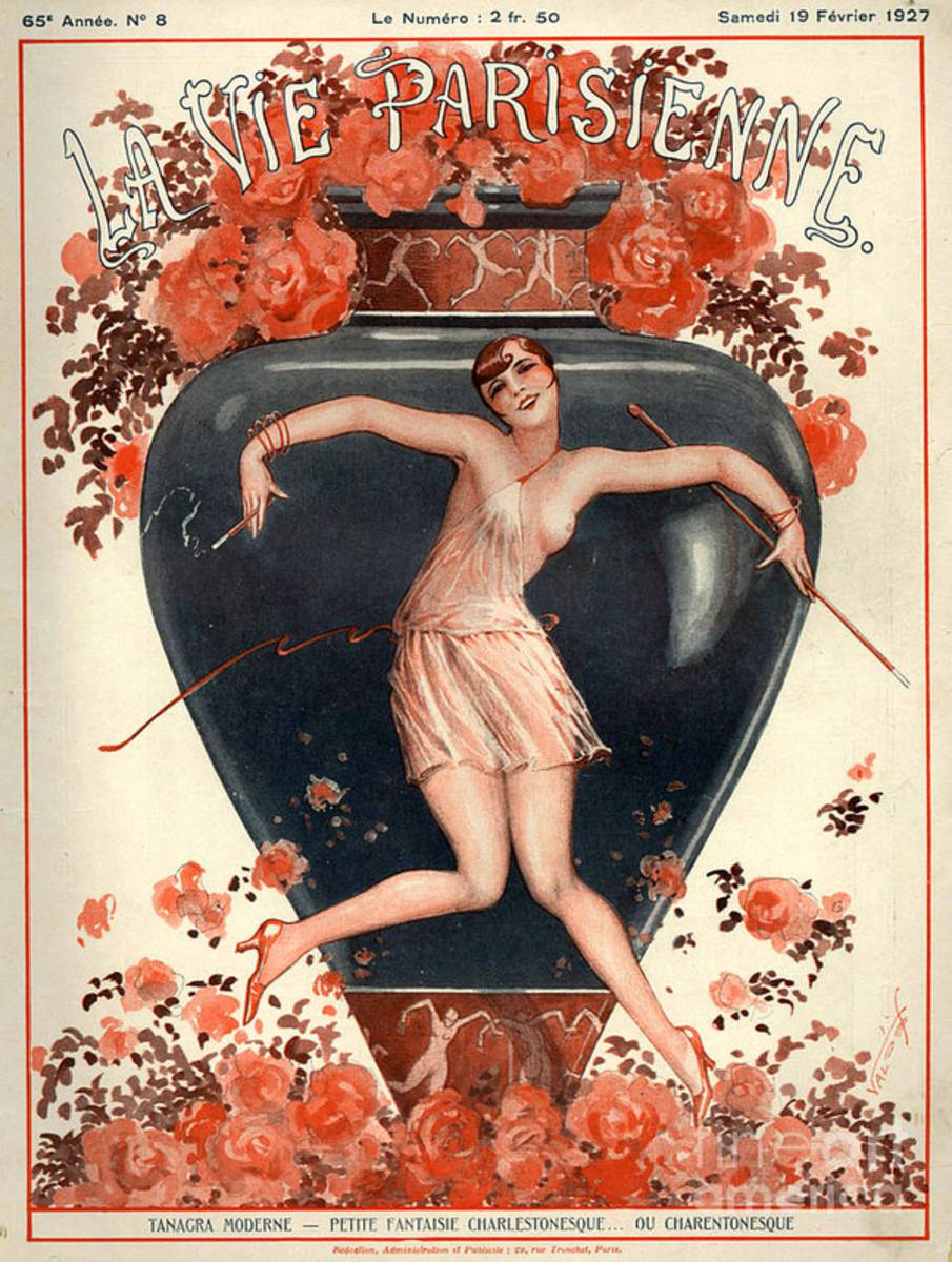 1920S France La Vie Parisienne Magazine - Poster | Canvas Wall Art Print