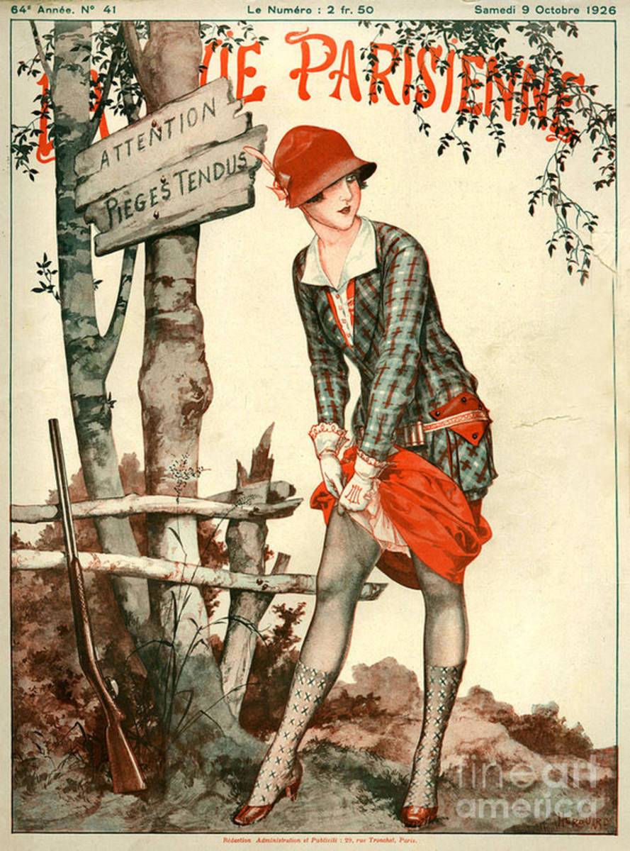 1920S France La Vie Parisienne Magazine - Poster | Canvas Wall Art Print