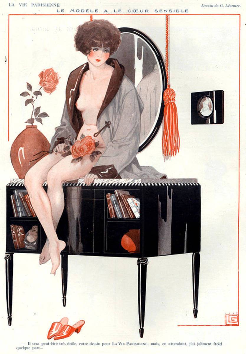 1920S France La Vie Parisienne Magazine - Poster | Canvas Wall Art Print