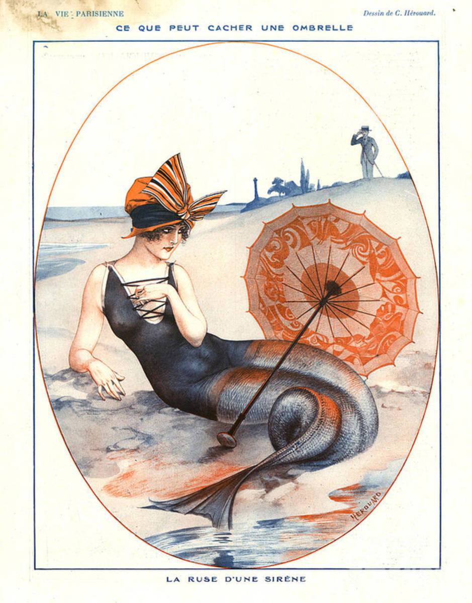 1920S France La Vie Parisienne Magazine - Poster | Canvas Wall Art Print