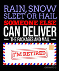 Retirement Post Office Retired Postal Worker Gift - Poster | Canvas Wall Art Print