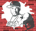 50 Cent Graffiti Tribute - Rapper - Poster | Canvas Wall Art Print